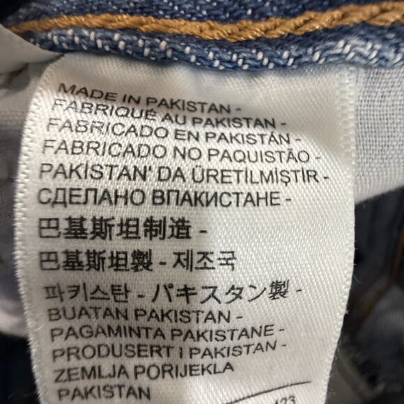 Levis Premium Jeans Women 26 Ribcage Wide Leg High Rise Light Wash 100% Cotton - Picture 10 of 13